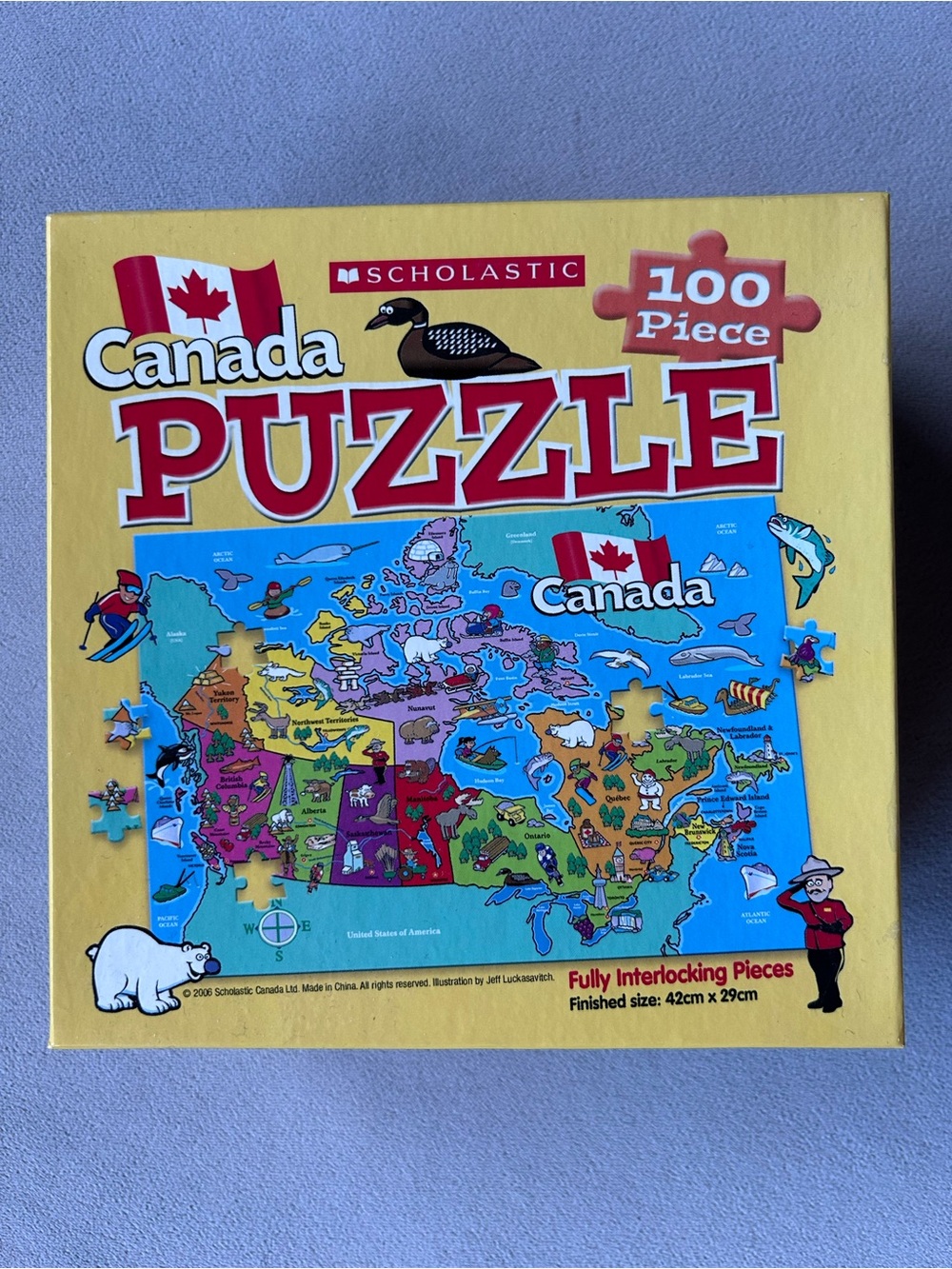 100 Piece ~ Canada 🇨🇦 Puzzle ~ Brand New! ~ Scholastic